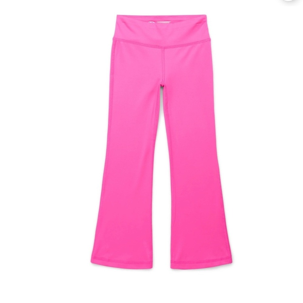Athletic‎ Works Active Flare Leggings Girls XL (14–16) Electric Pink UPF 30 New